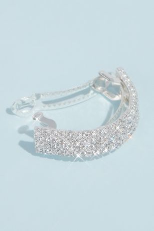 Silver Wedding Diamante Crystal Hair Pearl Flower Twists Swirls Pins Spir New