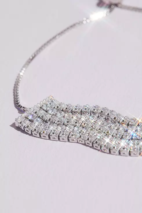Slinky Crystal Chain Pull Bracelet Image 2