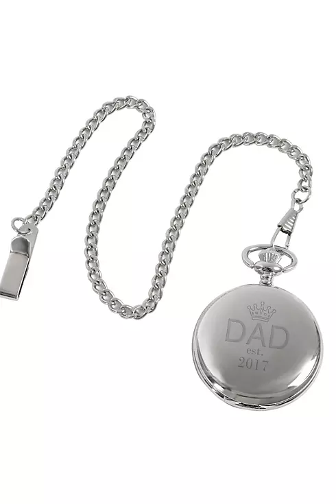 Personalized Dad Pocket Watch Image 1