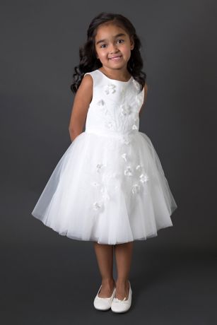 Sarah louise ivory flower girl outlet dress