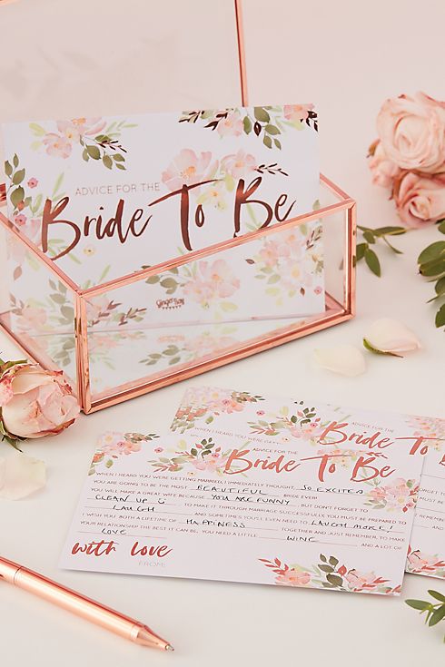 Advice for the Bride to Be Cards Image