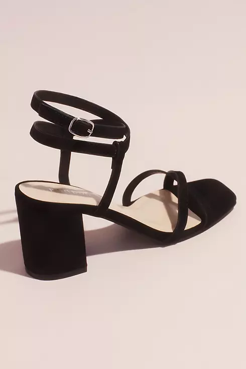 Strappy Square Toe Heeled Sandals Image 2