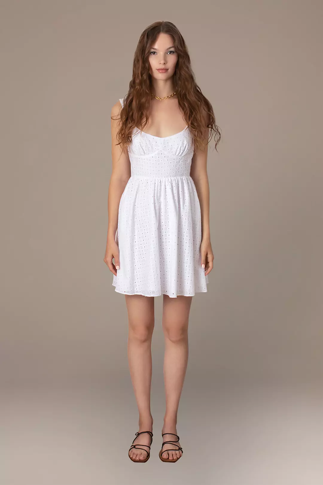 Aimee Sweetheart Bodice Short Dress Image