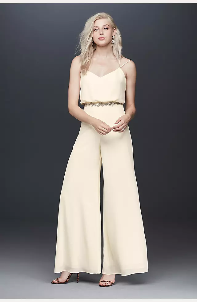 Fame and Partners Catalina Double Strap Jumpsuit | David's Bridal