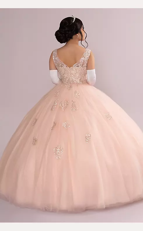 Fairytale Ballgown with Embellished Lace Applique Image 3