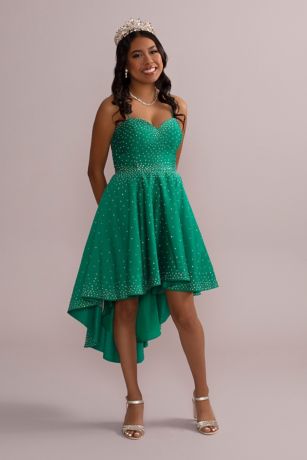 formal dress with removable skirt