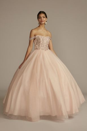 Long Ballgown Wedding Dress - Fifteen Roses