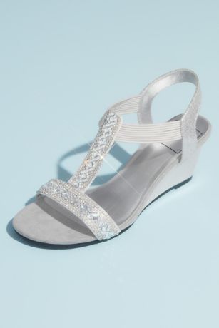 david's bridal wedge shoes