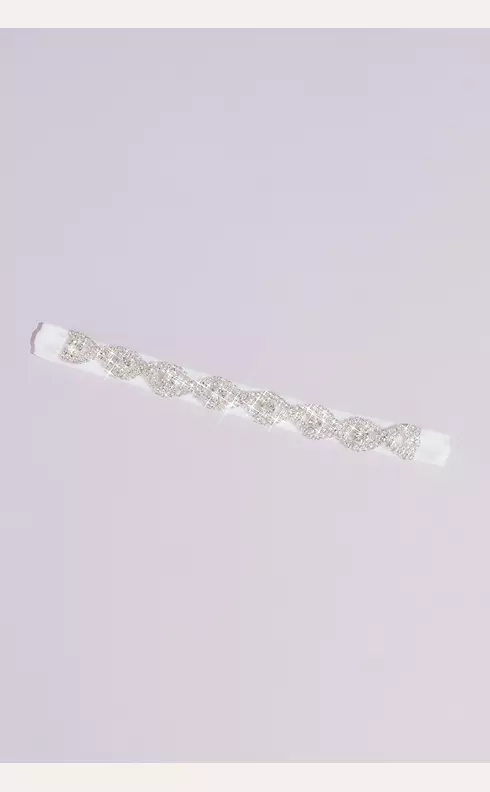Shimmering Woven Crystal Garter | David's Bridal
