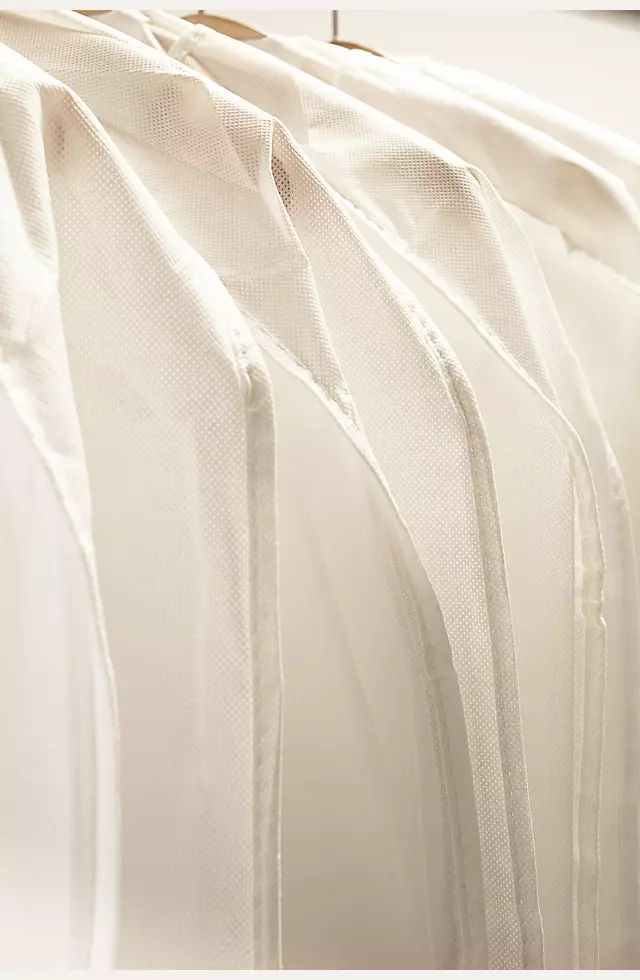 White Side Zip Garment Bag Image 3