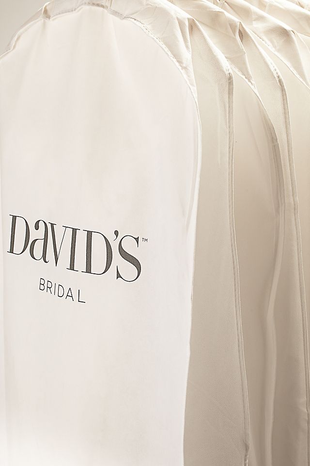 White Side Zip Garment Bag Image 4