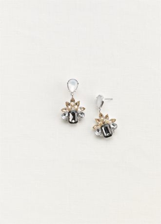 Geo drop earrings discount