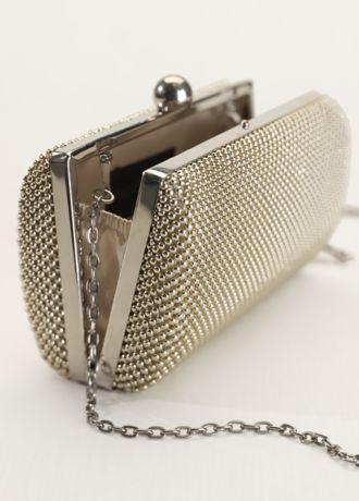 美品 JESSICA MCCLINTOCK パーティバッグ ビーズ ゴールド 美品