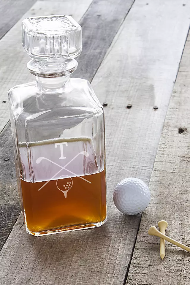 Personalized Golf Glass Decanter Image 2