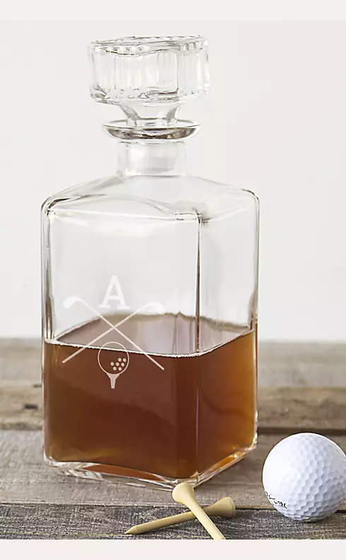 Personalized Golf Glass Decanter Image 3