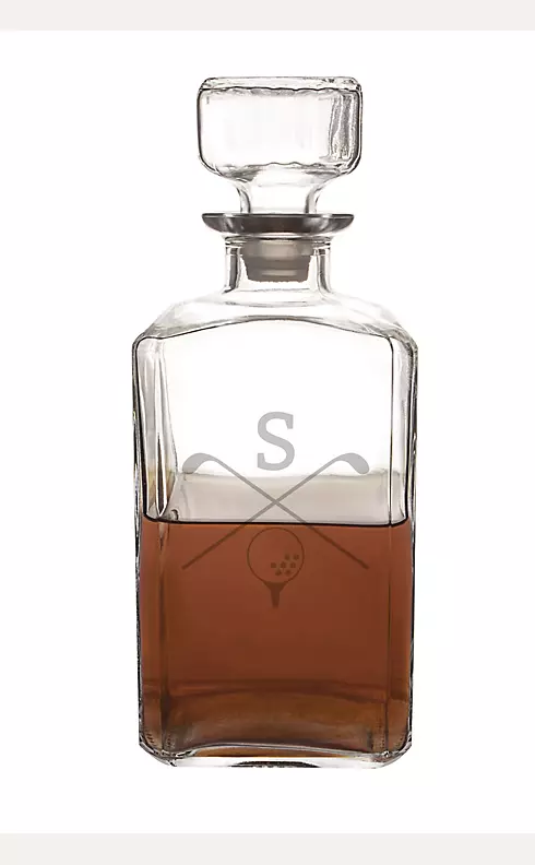 Personalized Golf Glass Decanter Image 1