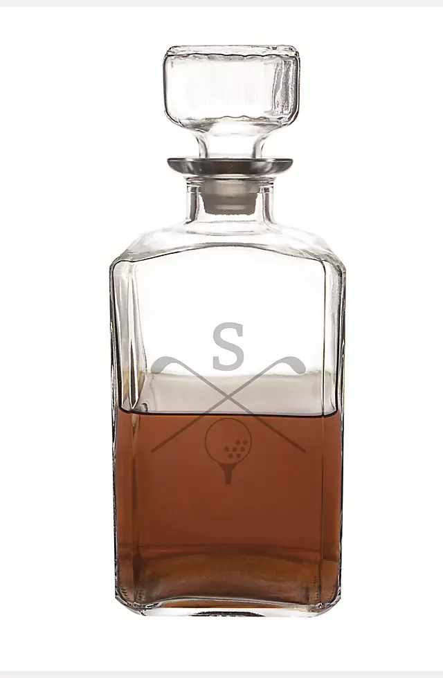 Personalized Golf Glass Decanter Image