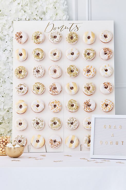 Gold Foil Donut Wall Image 2