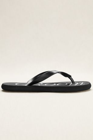 Groom Flip Flops | David's Bridal