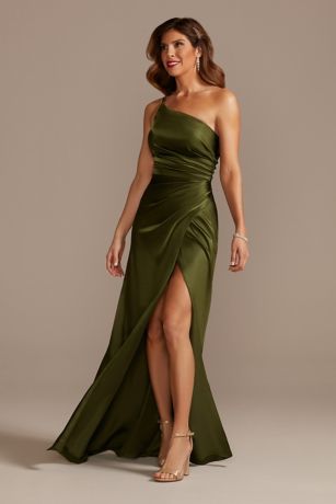 Olive green bridesmaid 2025 dresses david's bridal