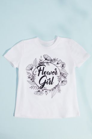  Kids Flower Girl Shirt  Flower Girl Gift T-shirt Wedding Party  : Clothing, Shoes & Jewelry