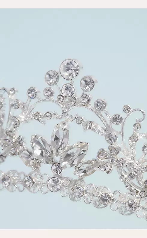 Crystal Embellished High-Shine Tiara Image 2