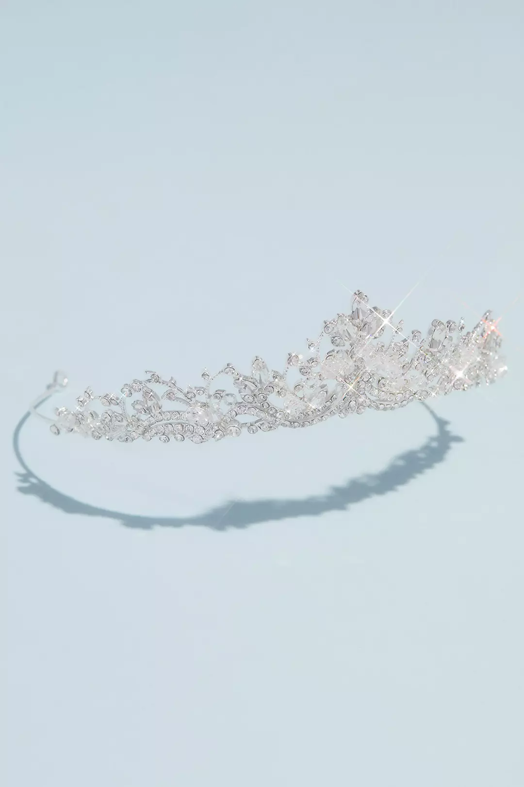 Swirled Crystal Vine Tiara Image