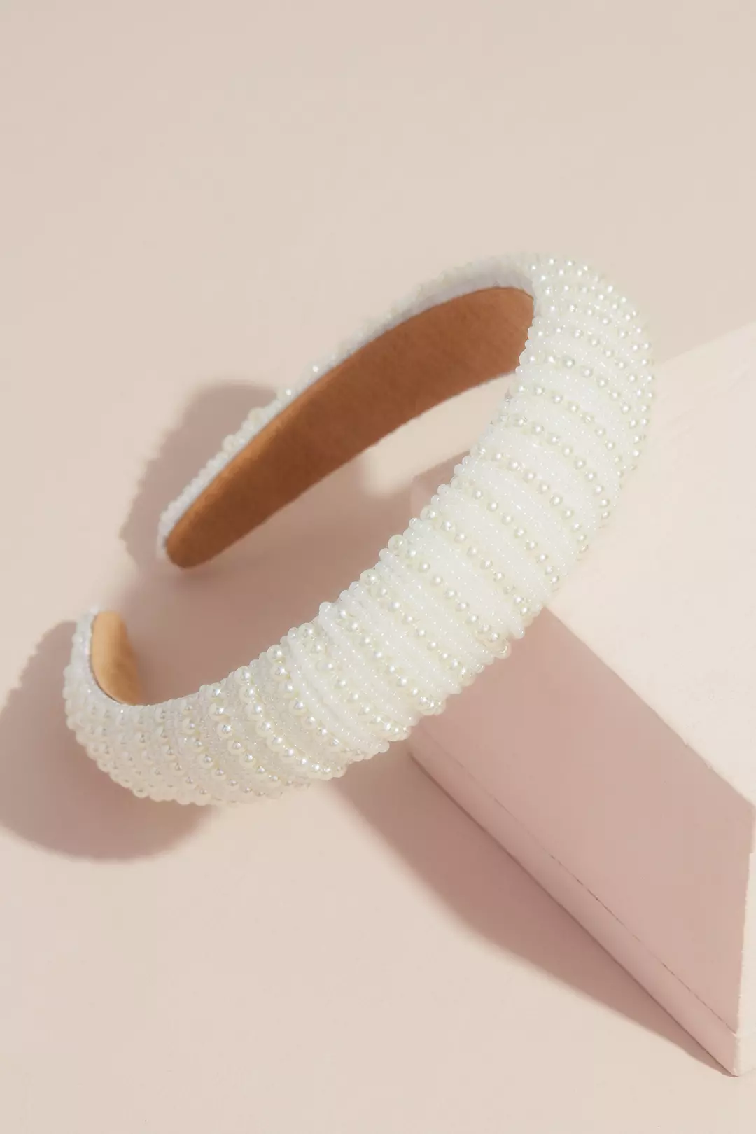 Pearl Stripe Puff Headband Image
