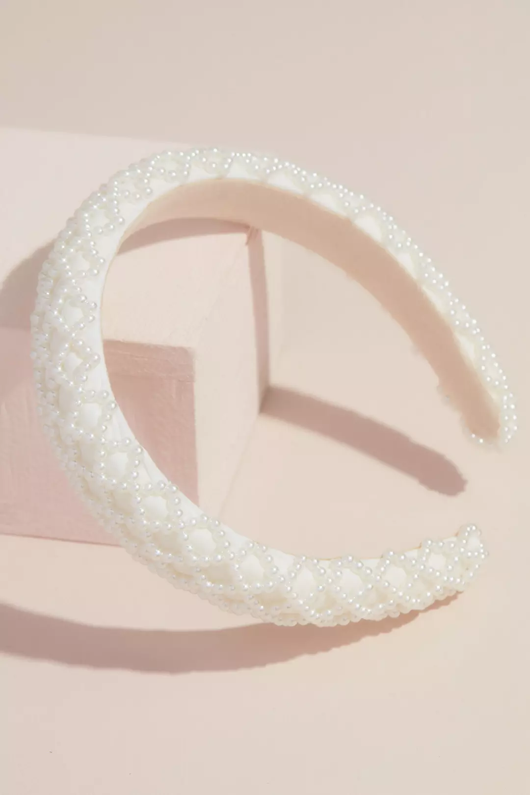 Pearl Lattice Puff Headband Image