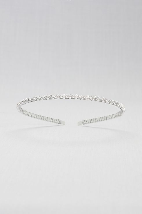 Double Pearl and Crystal Headband Image 1