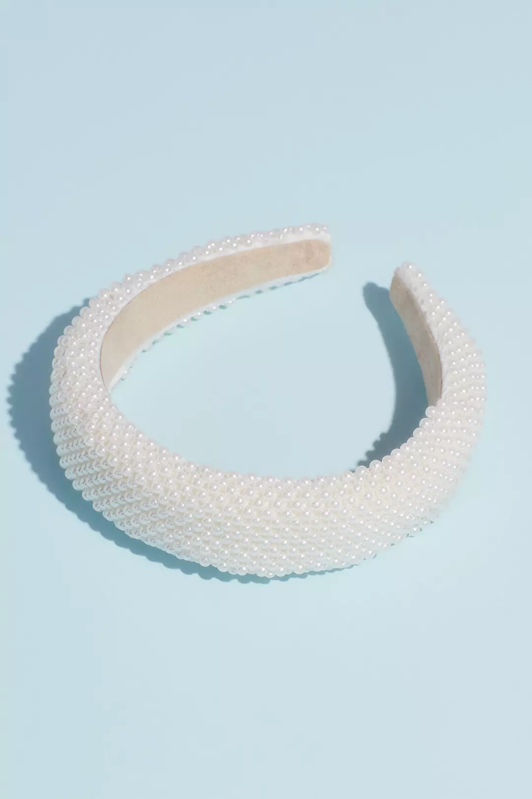 Allover Pearl Plush Headband Image