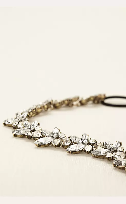 Stretch Faceted Crystal Headband Image 2