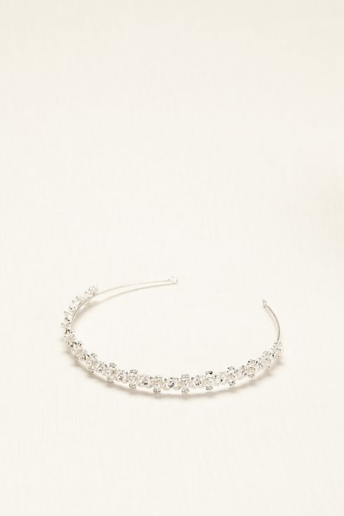 Thin Headband with Crystals and Pearls Image 4