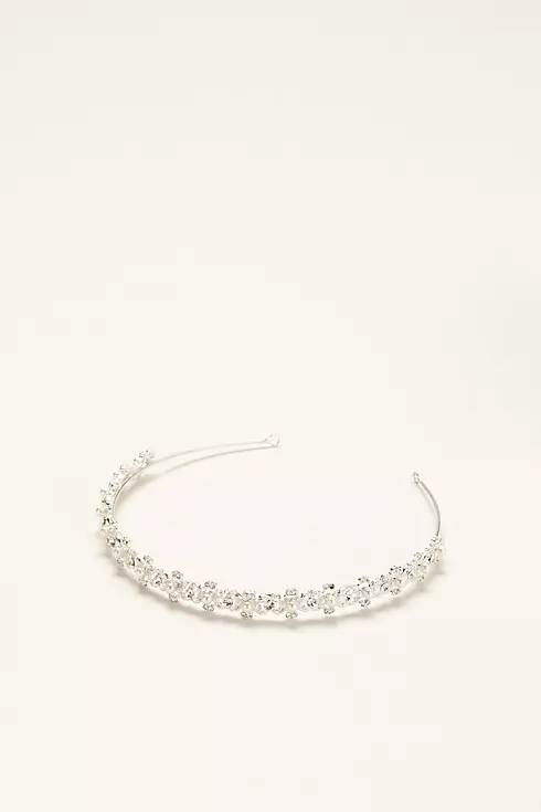 Thin Headband with Crystals and Pearls Image 3