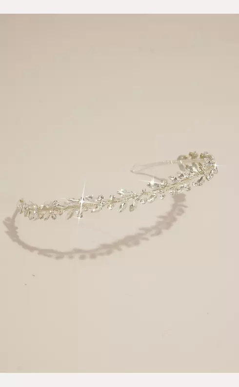 Marquise Crystal Leaf Headband Image 1
