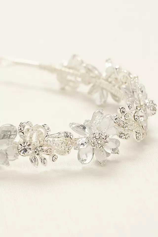 Crystal Floral Headband Image 4