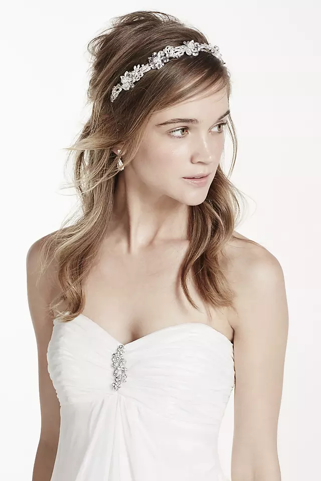 Crystal Floral Headband Image