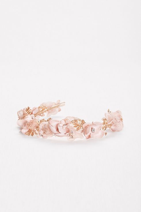 Blush Floral Flexible Headband Image 2