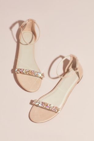 rose gold shoes davids bridal