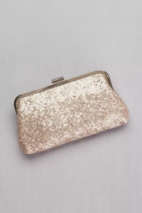 Sequin Evening Pouch Image 1