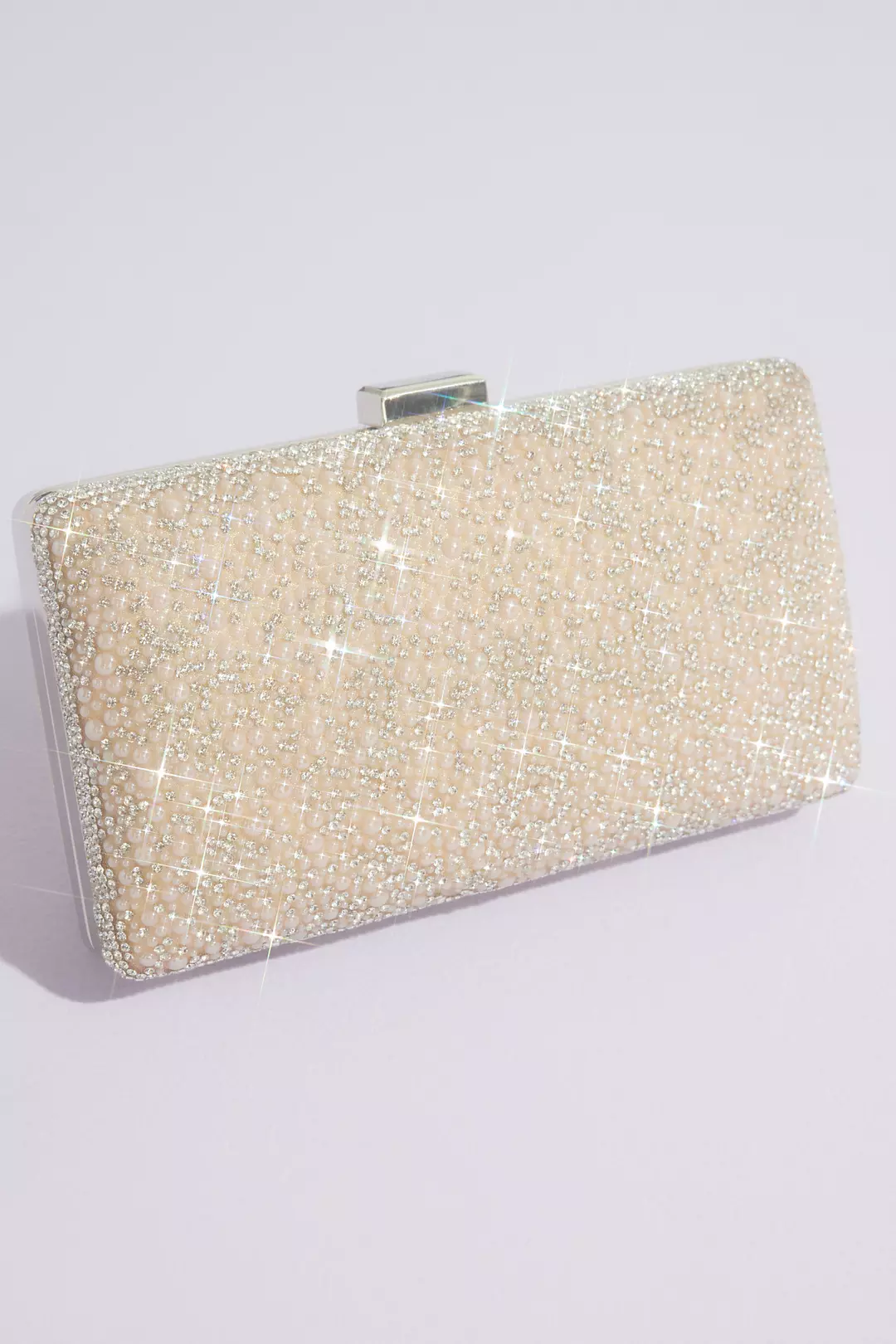 Crystal and Pearl Embellished Clutch Image