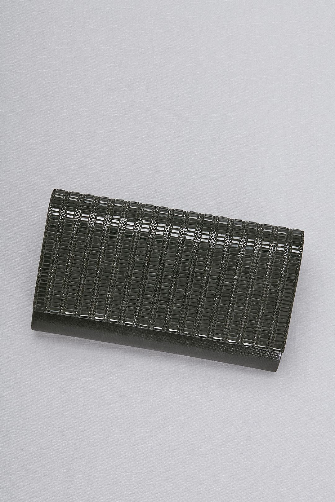 Pave and Baguette Rows Clutch Image 4