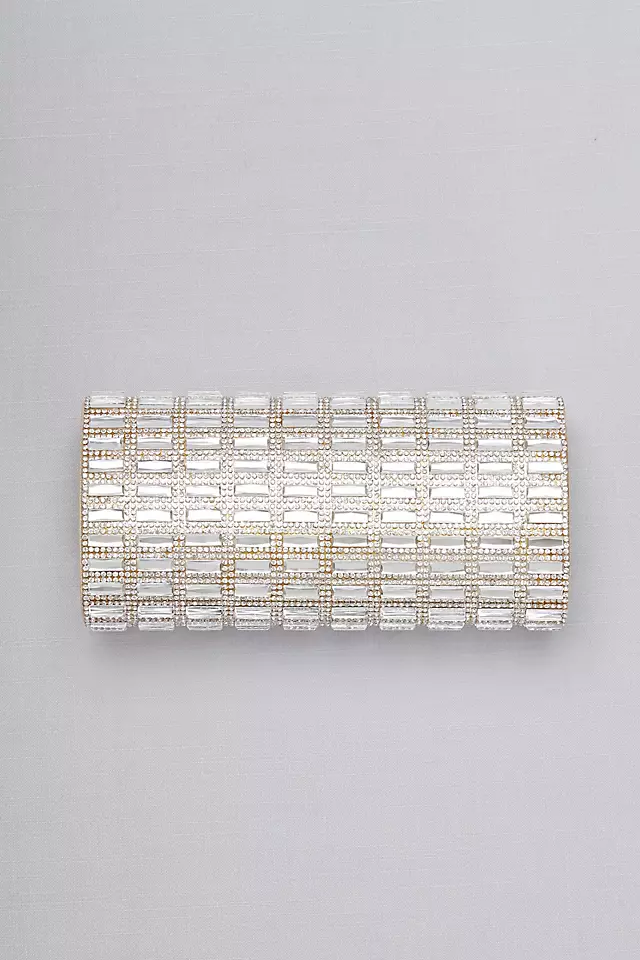 Pave and Baguette Studded Clutch Image 2