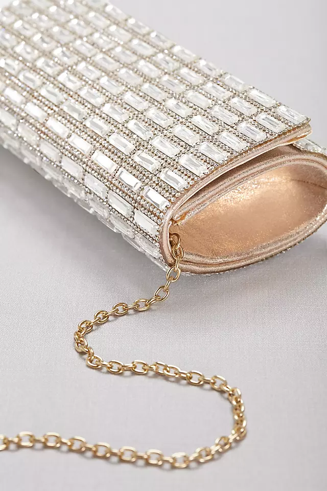 Pave and Baguette Studded Clutch Image 3
