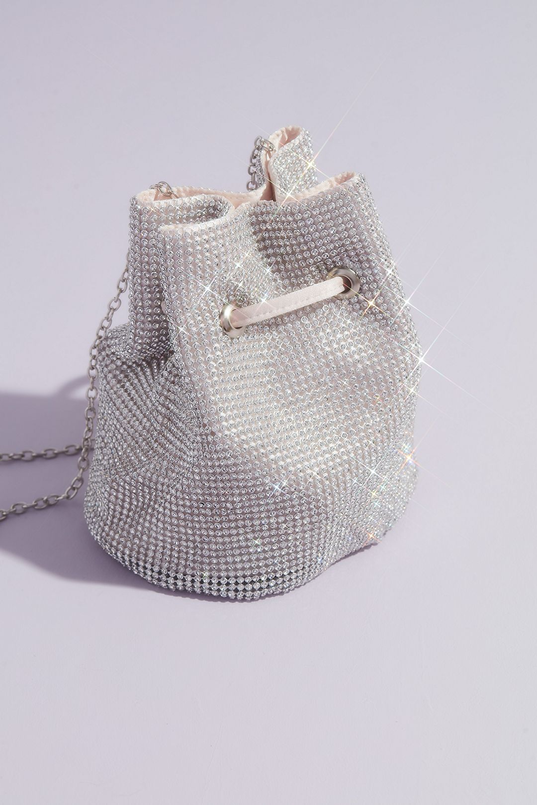 Crystal Mesh Bucket Handbags