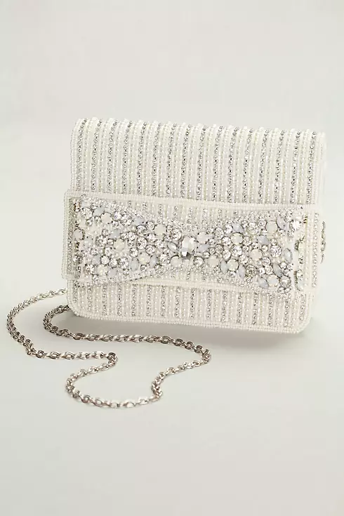 Beaded Bow Clutch Image 1