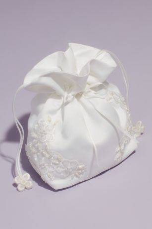 Satin Wedding Bag Jewel Bridal Bag Embroidery Satin Bag -  Israel