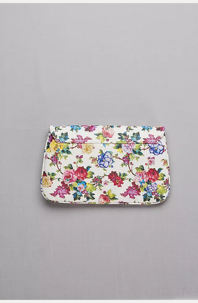 Scalloped Floral Foldover Clutch  Image 2