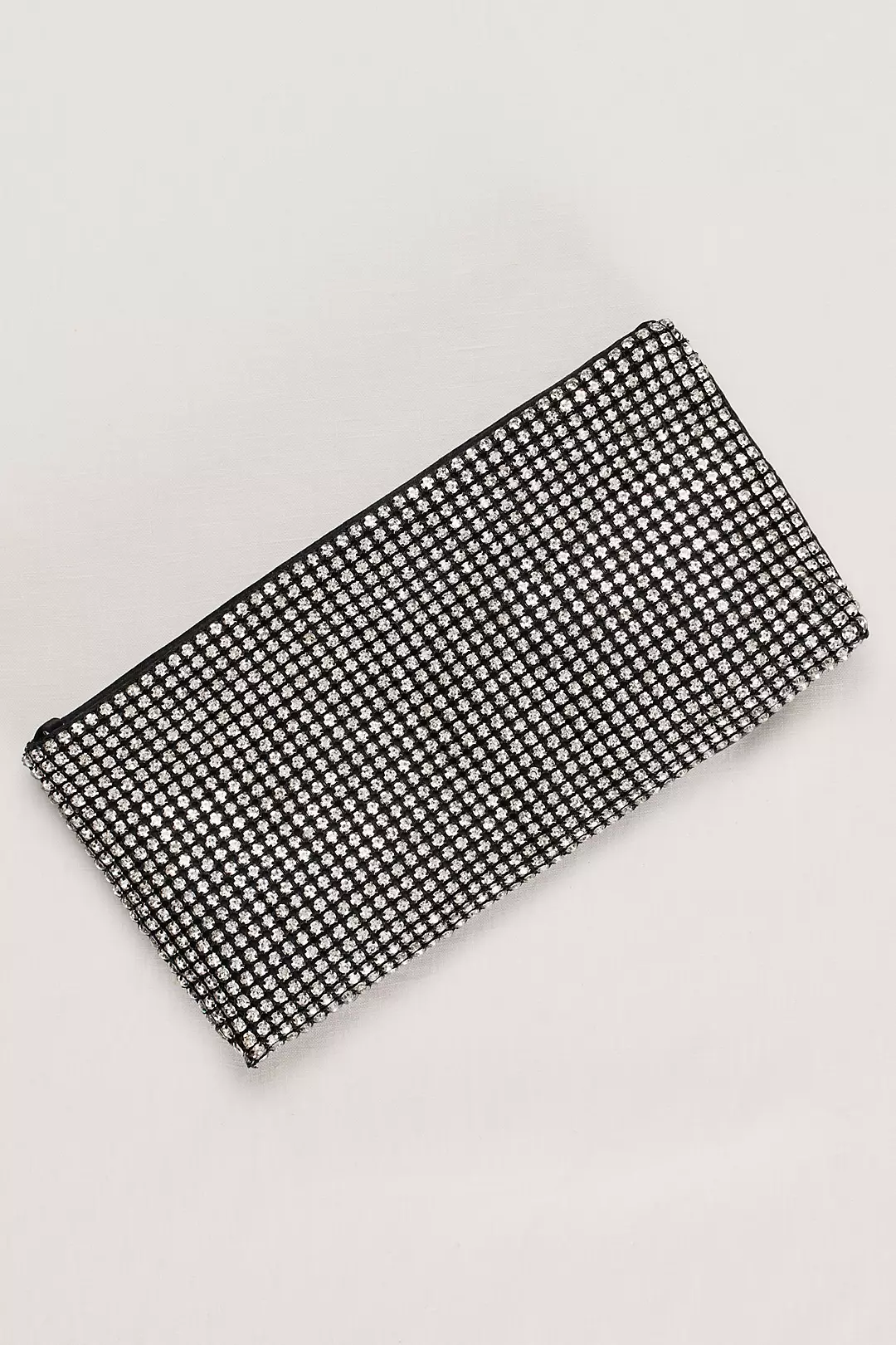Allover Crystal Soft Clutch Image