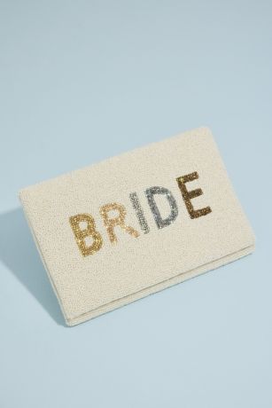 Colorful Bride Allover Beaded Clutch